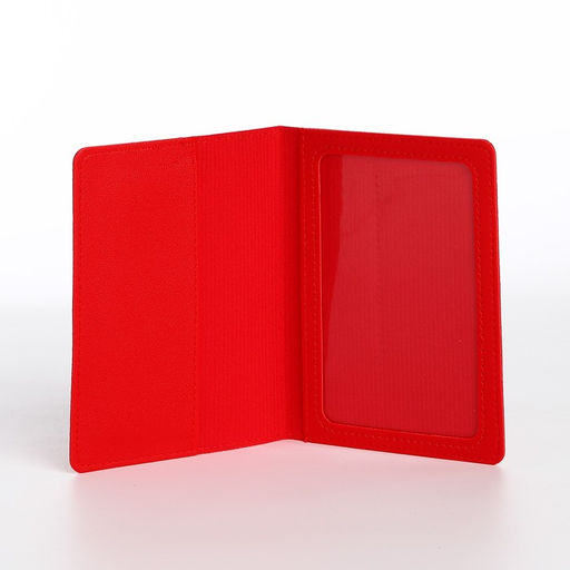 Обложка для паспорта, цвет красный - Simaland фото 4