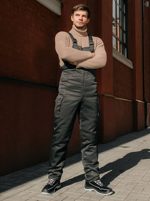 Полукомбинезон утепленный Ветер MIX BLUE