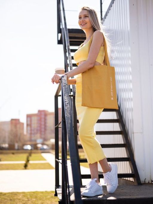 Сумка-шоппер Лето голубой - Yollochka фото 9