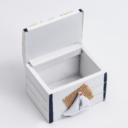 Деревянная шкатулка для украшений «Море», 8×6×6 см