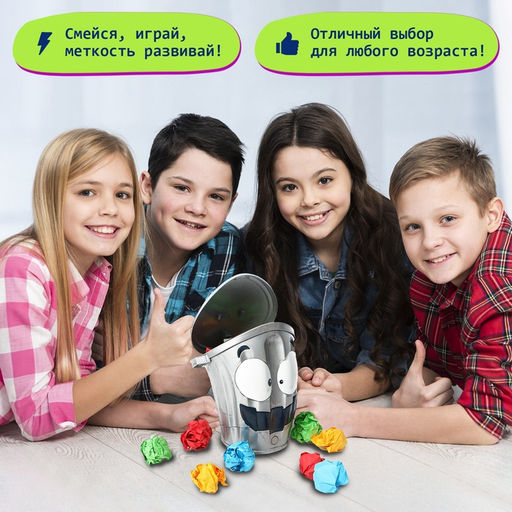 Настольная игра на меткость Ведро сошло с ума, работает от батареек - Лас играс kids фото 12