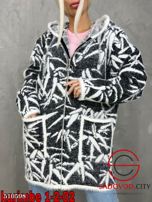 Кардиган удлиненный на молнии - Bruno фото 4