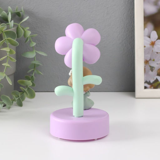 Фигурка светящаяся Девочка под цветочком, 8?8?15 см, МИКС