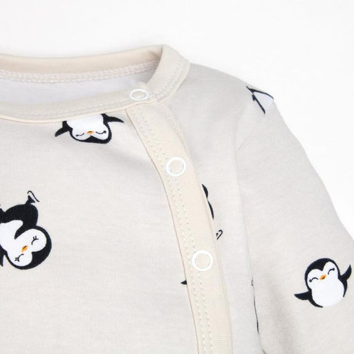 Комбинезон Крошка Я Пингвин, рост 62-68 см, серый фото 3