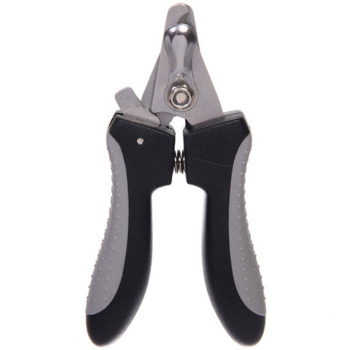 Цена за 2 шт. Когтерез для животных "ПРЕМИУМ - МОЙ БРО", прорезиненная ручка, цвет серый/черный, 6*12см