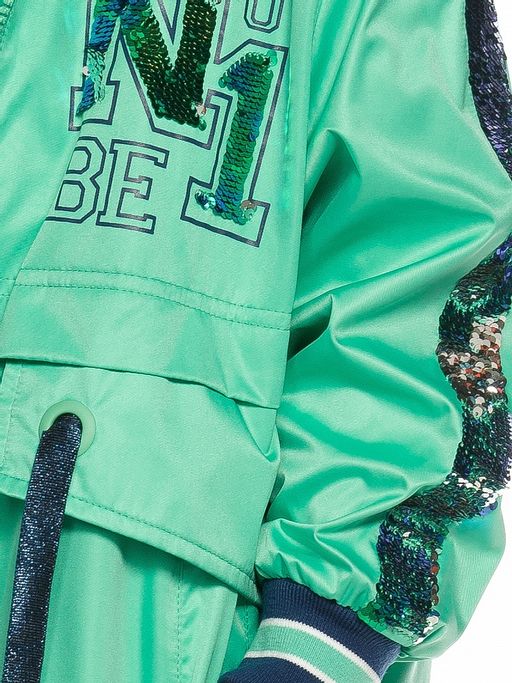 PELICAN, плащ для девочек, Зеленый  фото 6