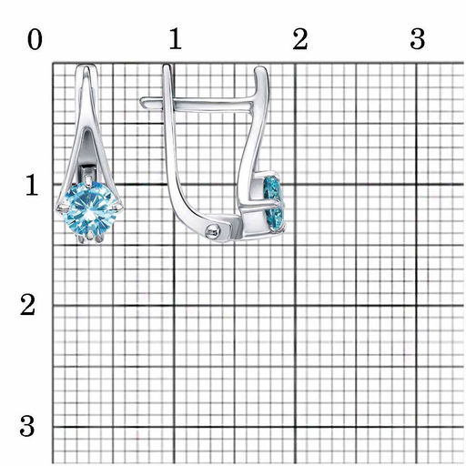 СЕРЬГИ 34815036ПлАк - Красная пресня фото 2