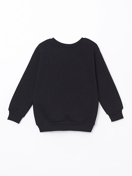 Bisiklet Yaka Bask?l? Erkek ?ocuk Sweatshirt - Waikiki фото 2