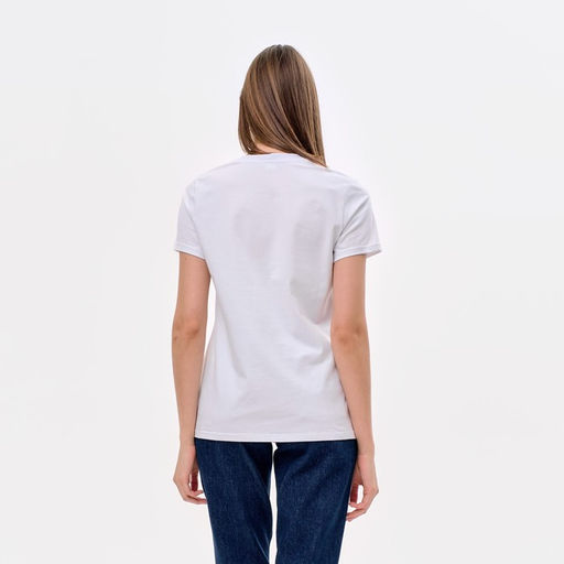 Футболка женская Basic line, белая, размер 50