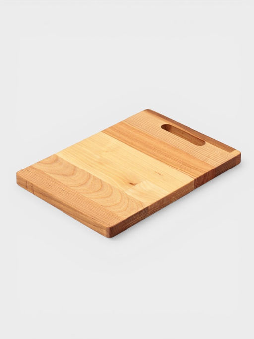 Доска разделочная, 25×18×1.8/1.6 см, дерево берёза, пропитана маслом, бежевая