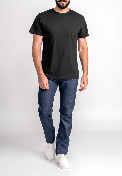 Футболка мужская короткий рукав GREG G145-RD-6012 (чёрный) фото 3