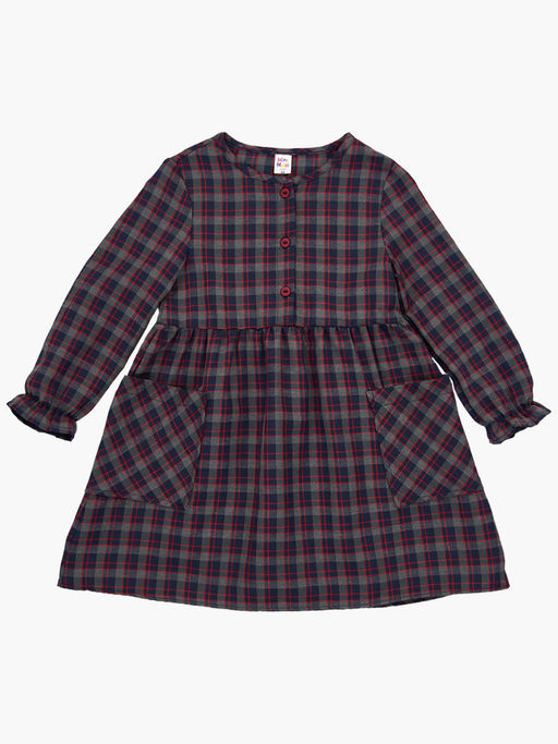 Платье для девочки нарядное детское праздничное UD 7381 син/красный - Mini maxi фото 6