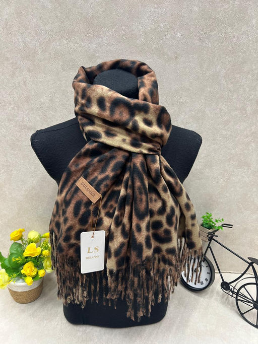 Мягкий палантин из кашемира мультицвет