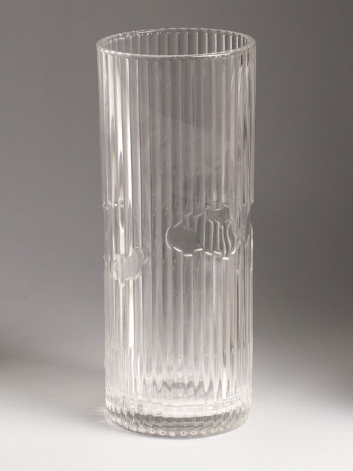 Ваза для цветов «Вигдис», 29.5×12 см, стекло, прозрачная