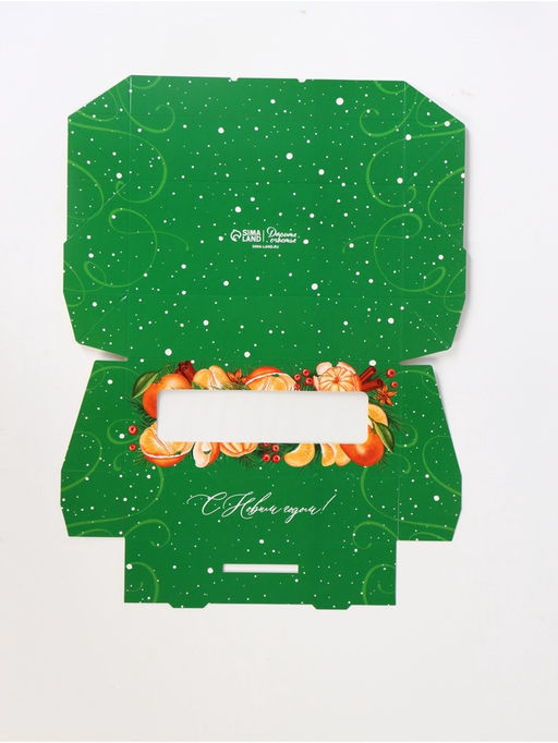 Цена за 5 шт. Коробка складная «С Новым годом», 17×7×4 см