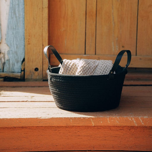 Корзина для хранения SL Home Луиза, плетёная, ручной работы, 333316 см, чёрная - Sima-land home фото 5