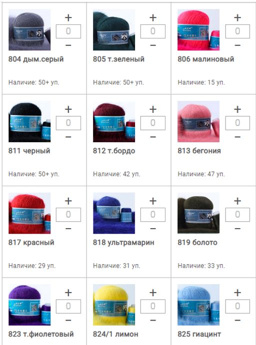 Цена за 5 мотков пряжи MINK WOOL