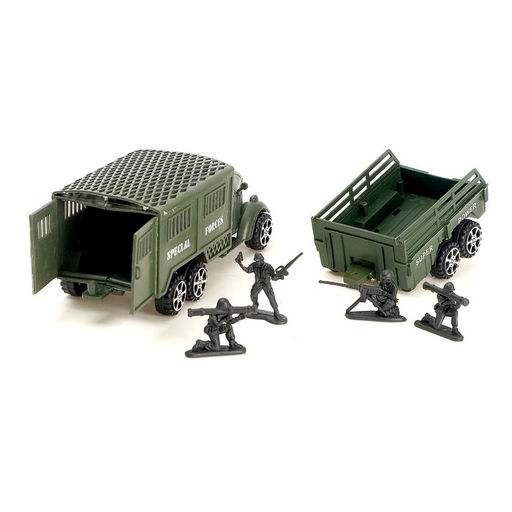 Машина инерционная Армия, с прицепом, МИКС - Simaland фото 4