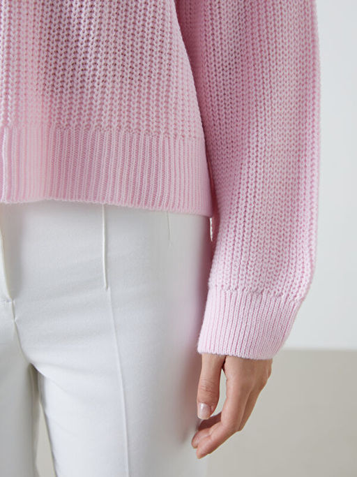 Bisiklet Yaka Oversize Kad?n Triko Kazak