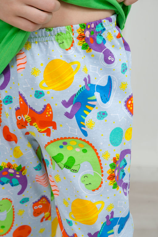 Пижама подростковая из кулирки Фантазия динозавр - Амадэль фото 4