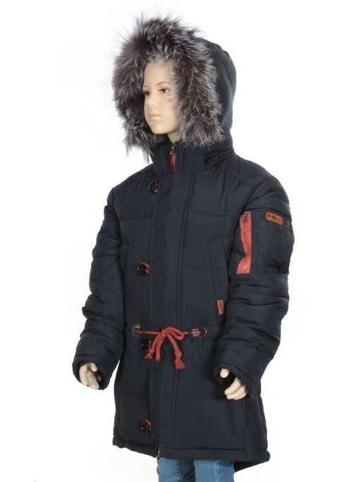 G-19 DARK BLUE Куртка аляска детская для мальчика