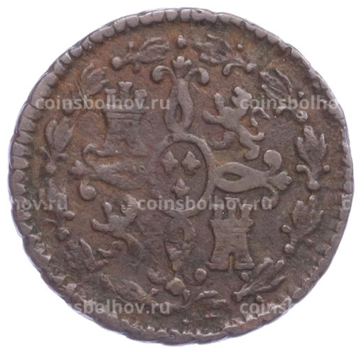 2 мараведи 1827 года Испания