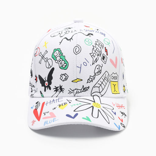 Кепка MINAKU Yeee, белая, размер 58