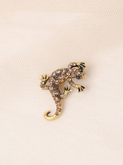 Брошь Ящерица / 6482 /уп 12/микс