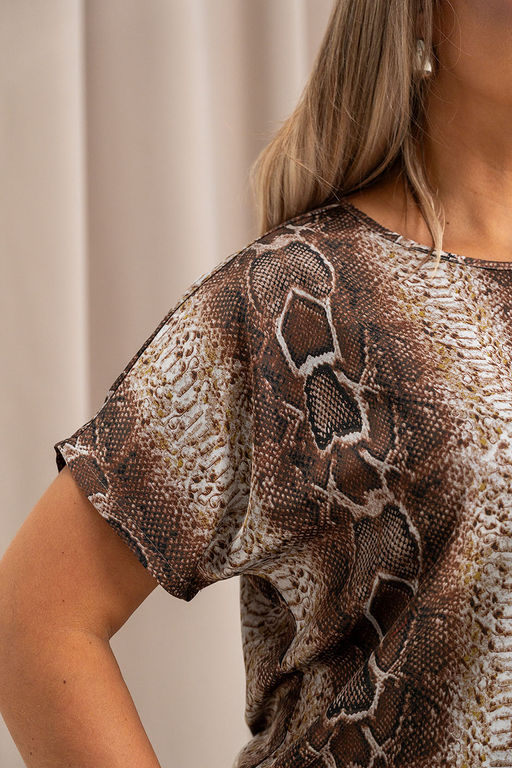 Блузка ТБ-97ш шоколад