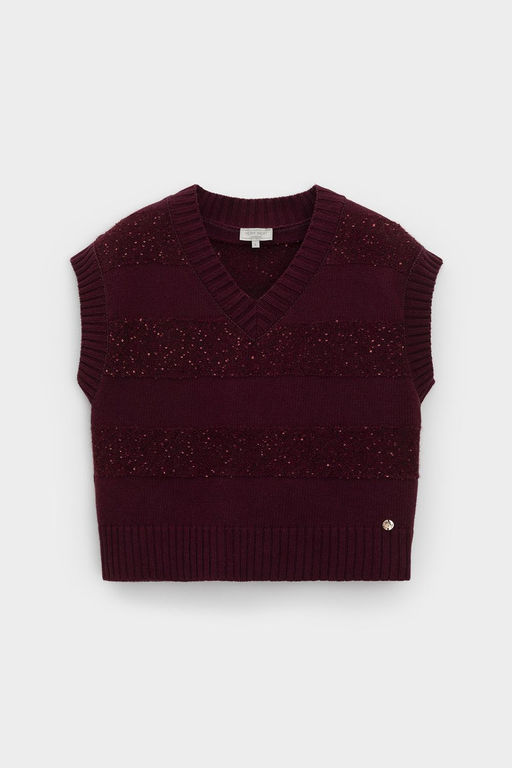 ЕВ 30265/ш/бордо жилет жен