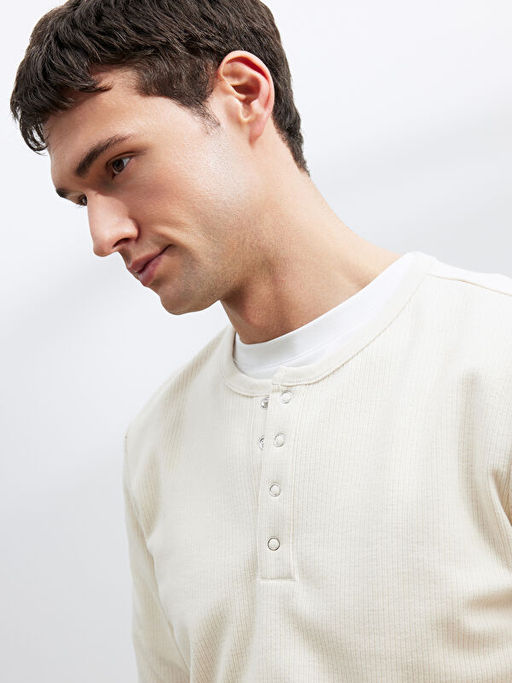 Bisiklet Yaka Erkek D??meli Ti??rt