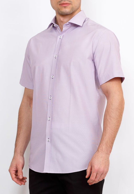 Сорочка мужская короткий рукав GREG 711/109/03/Z/P/1