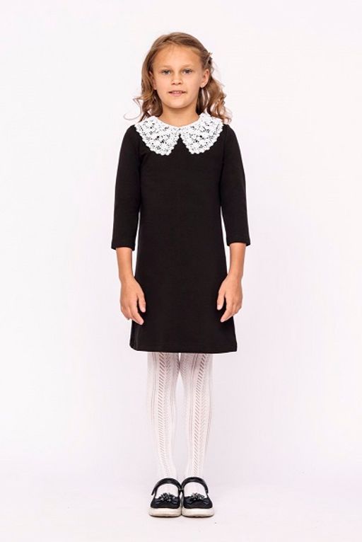 CRB wear/CWJG 63211-22 Платье для девочки,черный/Ex.Cherubino