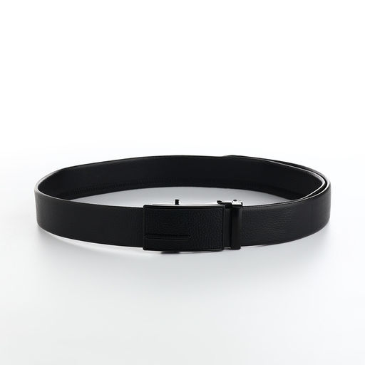 Ремень мужской, ширина 3.5 см, пряжка автомат, чёрный