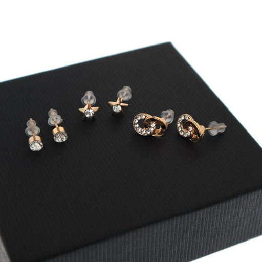 Женский подарочный набор Bolingdun 2 в 1: наручные часы, серьги, d-2.8 см - Simaland фото 5