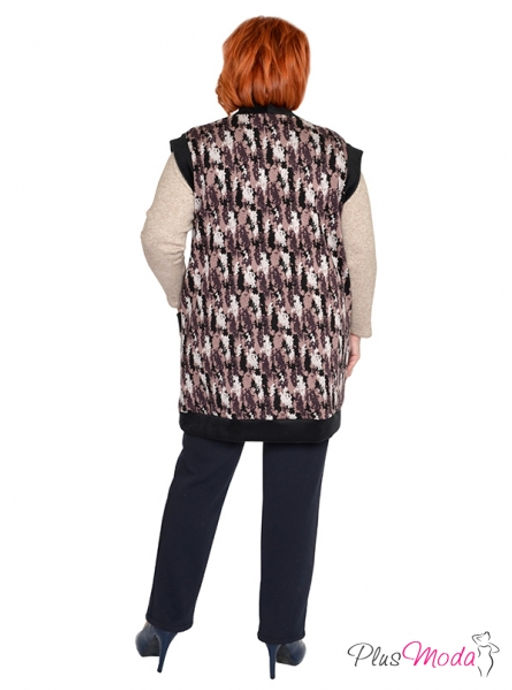 Жилет Модель №1382 размеры 44-84 - Plusmoda фото 16