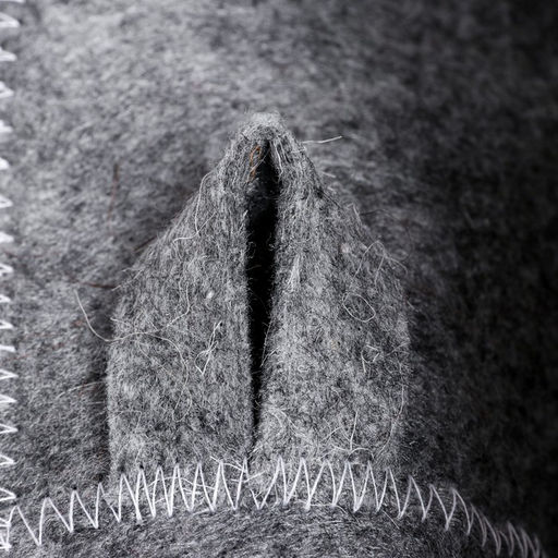 Шапка для бани и сауны «Викинг с волком», войлок, синий, «Добропаровъ»