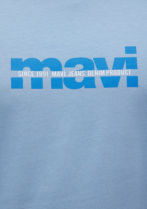 Mavi Logo Bask?l? Mavi Tisort  фото 6