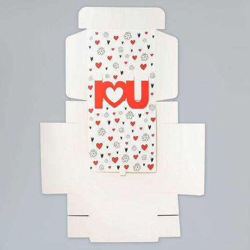 Коробка подарочная складная, упаковка, Любовь, 26?26?8 см