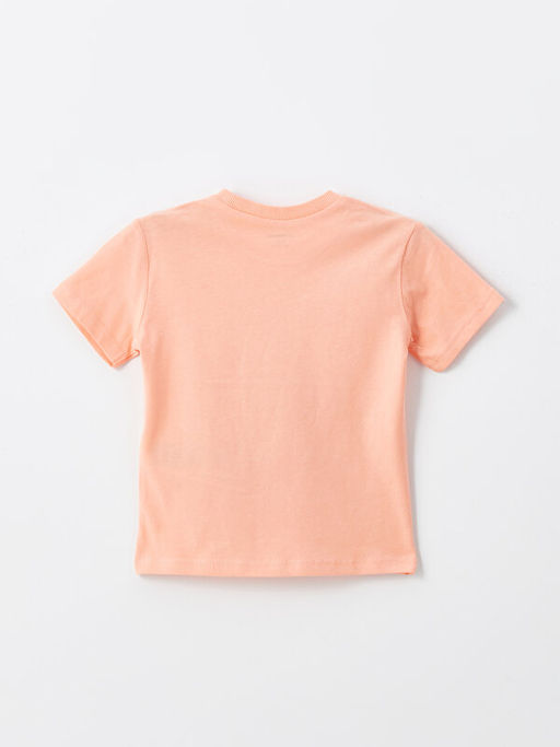 Bisiklet Yaka K?sa Kollu Bask?l? Erkek Bebek Ti??rt - Waikiki фото 2