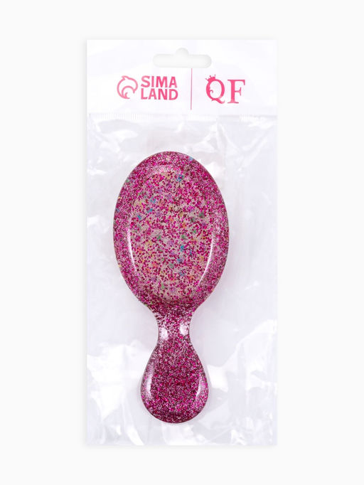 Цена за 2 шт. Расчёска - мини массажная, 5.5×13.5(±1) см, МИКС