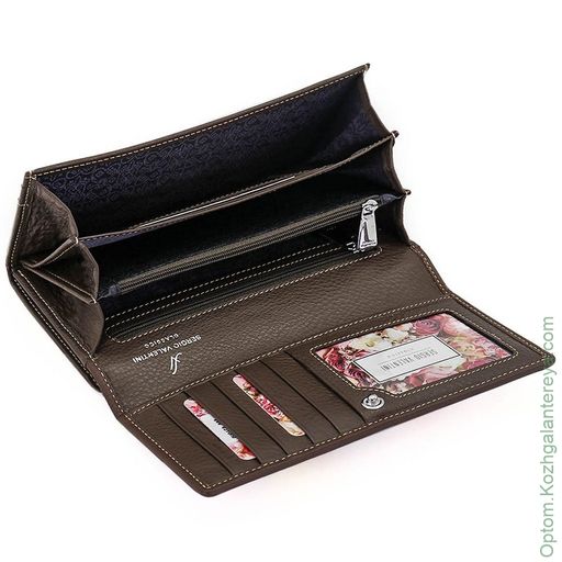 Большой женский кожаный кошелек Sergio Valentini СВ 8150-002 фото 2