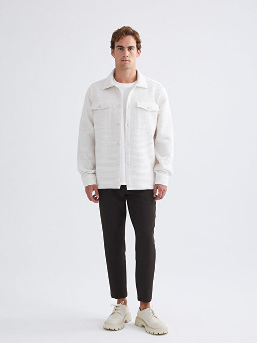 Regular Fit Uzun Kollu Erkek G?mlek Ceket