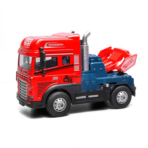 Машина "Трейлер" 1:24 (свет,звук) в коробке