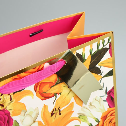 Пакет подарочный с шильдиком На радость тебе, 30.5 х 25.4 х 12.7 см - Дарите счастье фото 5