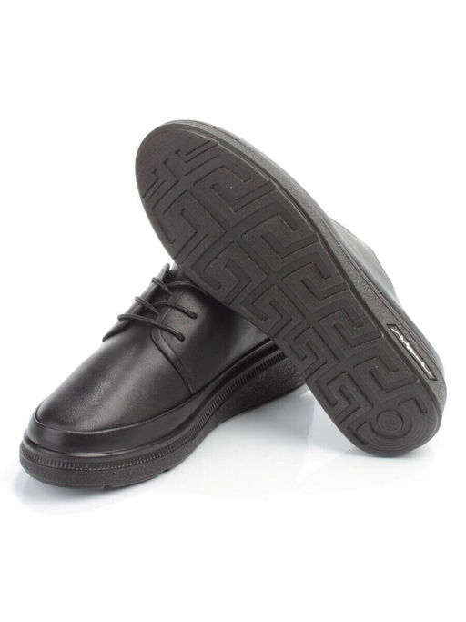 03-5313 BLACK Полуботинки женские (натуральная кожа)