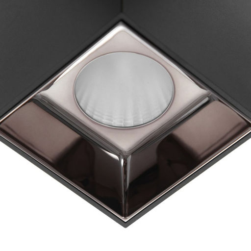 Светильник «Кубик» LED 4000К 10 Вт DIM220 черный кофе 7.5×7.5×9.5 см