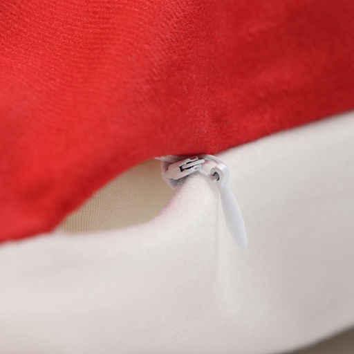 Набор декоративных новогодних наволочек «Этель. Счастье» 40×40 см, 4 штуки, велюр