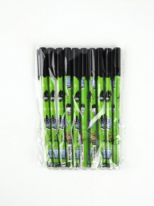 Цена за 10 шт. Ручка пиши-стирай, синяя паста, гелевая, 0.5 мм, пластик Коты - Artfox фото 5