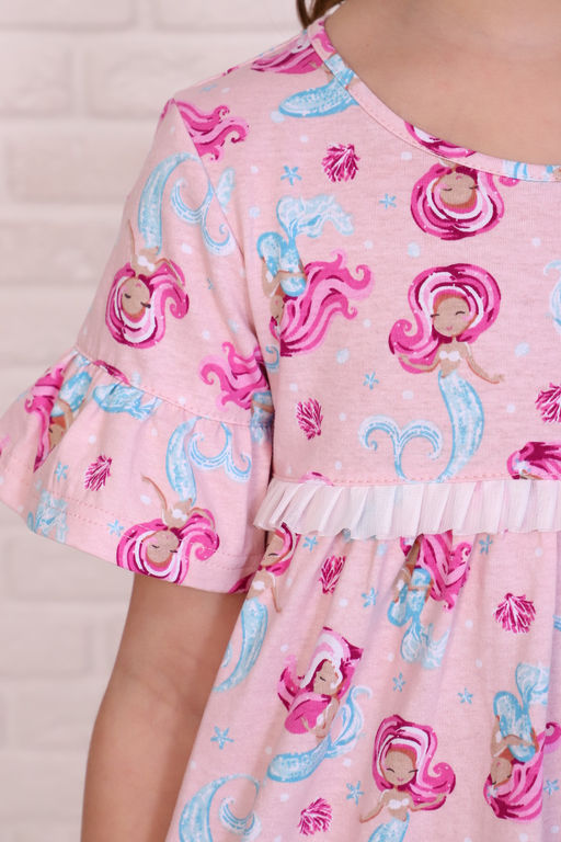 Платье Русалочка короткий рукав